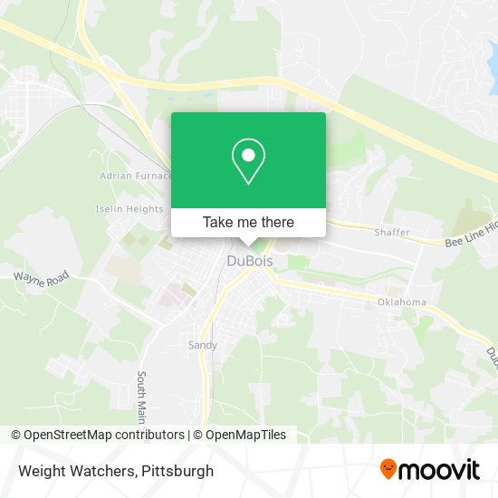 Weight Watchers map