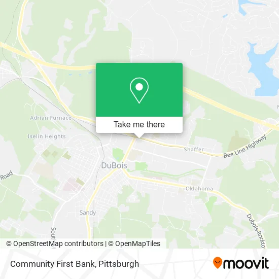 Community First Bank map