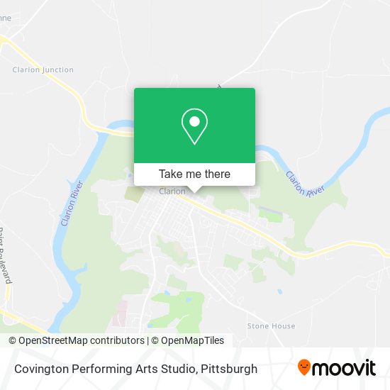 Covington Performing Arts Studio map