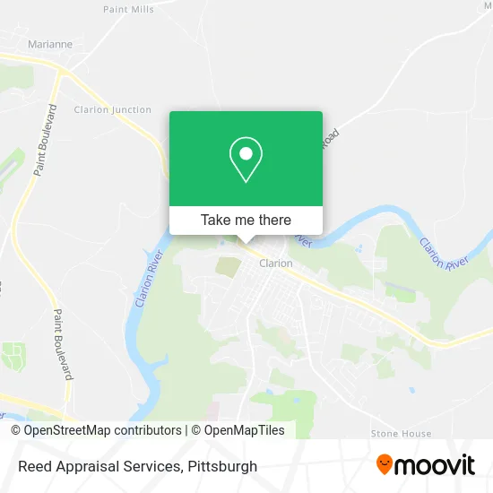 Reed Appraisal Services map