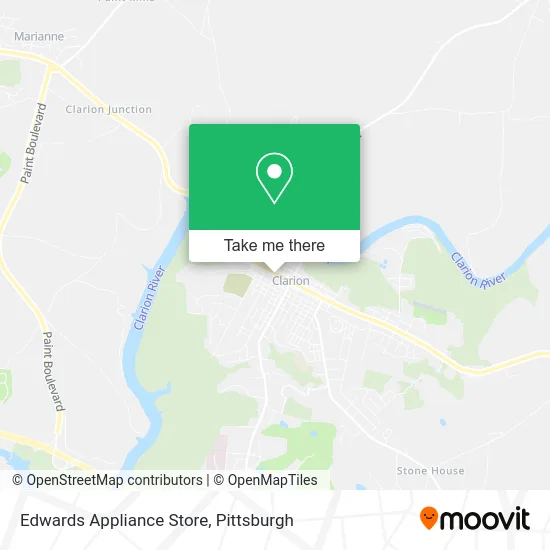 Edwards Appliance Store map