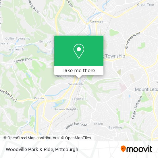 Mapa de Woodville Park & Ride