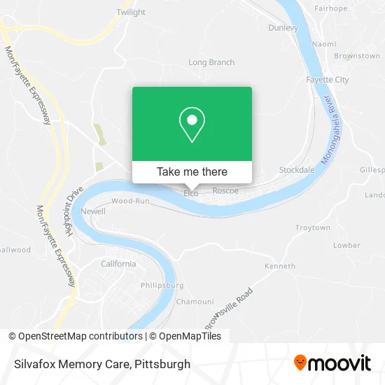 Silvafox Memory Care map