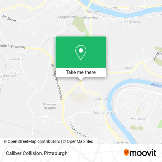 Caliber Collision map