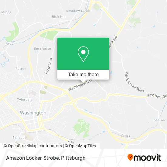 Amazon Locker-Strobe map