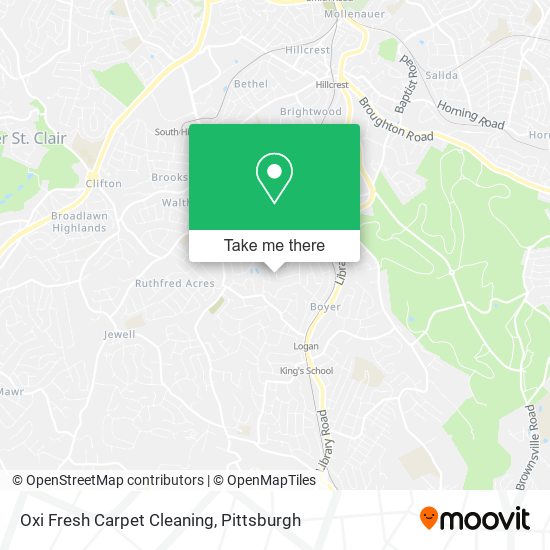 Oxi Fresh Carpet Cleaning map