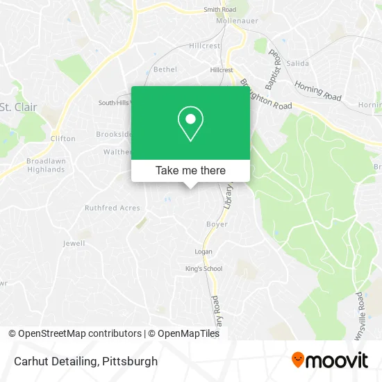 Carhut Detailing map