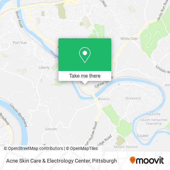 Mapa de Acne Skin Care & Electrology Center