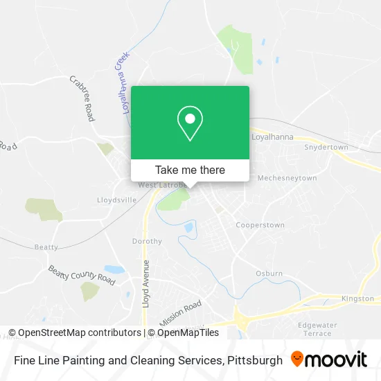 Fine Line Painting and Cleaning Services map
