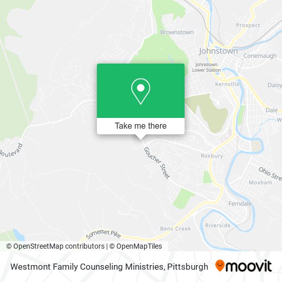 Westmont Family Counseling Ministries map