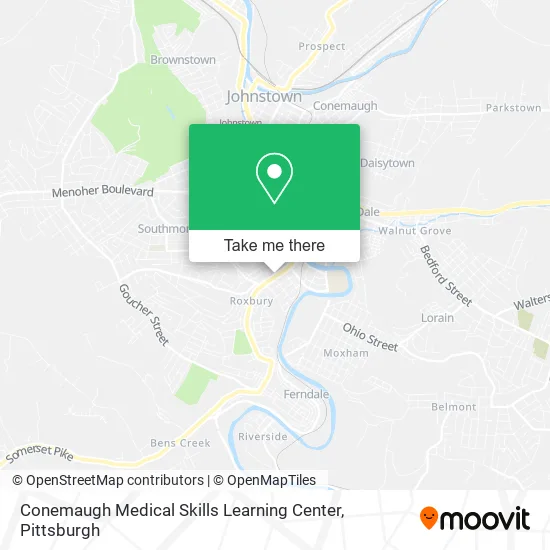 Conemaugh Medical Skills Learning Center map