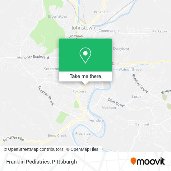 Franklin Pediatrics map