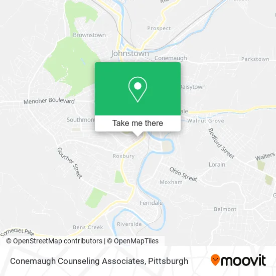 Conemaugh Counseling Associates map
