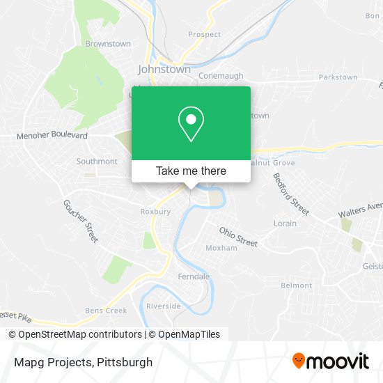 Mapa de Mapg Projects