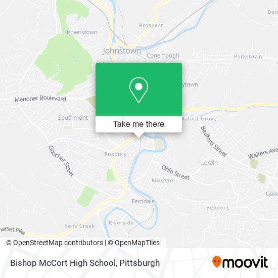 Mapa de Bishop McCort High School