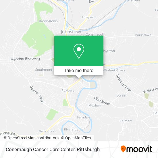 Conemaugh Cancer Care Center map