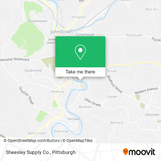 Mapa de Sheesley Supply Co.
