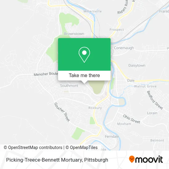 Picking-Treece-Bennett Mortuary map