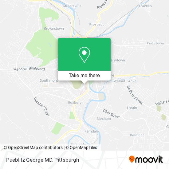 Pueblitz George MD map