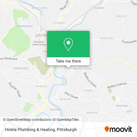 Mapa de Hinkle Plumbing & Heating