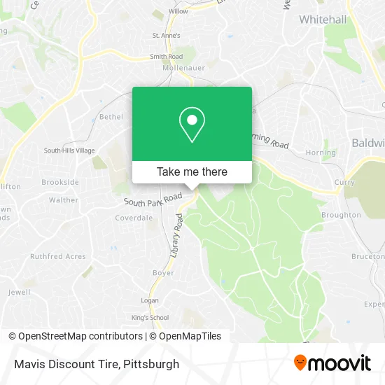 Mavis Discount Tire map