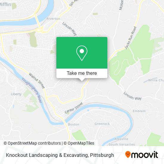 Mapa de Knockout Landscaping & Excavating