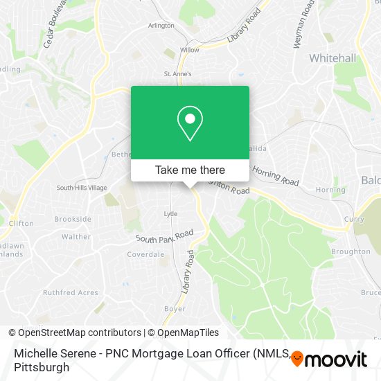 Michelle Serene - PNC Mortgage Loan Officer map