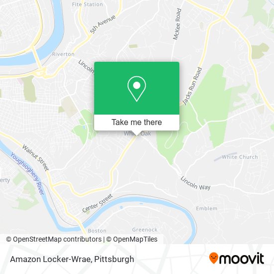 Mapa de Amazon Locker-Wrae