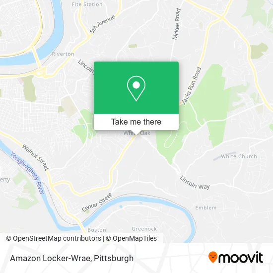 Amazon Locker-Wrae map