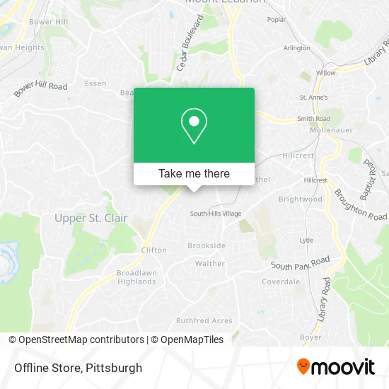 Offline Store map