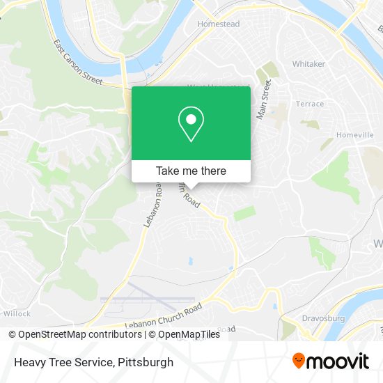 Heavy Tree Service map