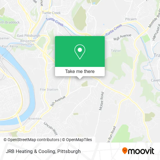 JRB Heating & Cooling map