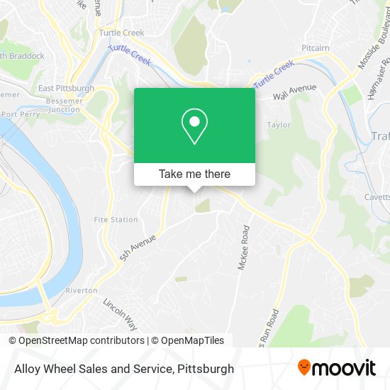 Alloy Wheel Sales and Service map