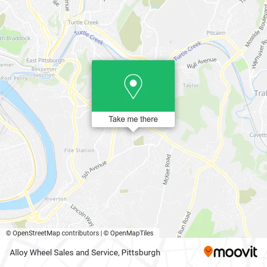 Alloy Wheel Sales and Service map