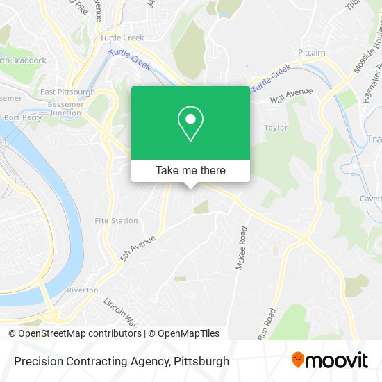 Precision Contracting Agency map