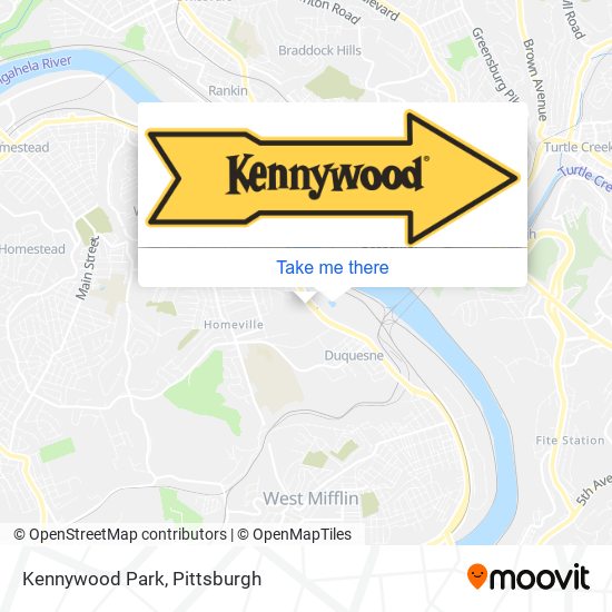 Mapa de Kennywood Park