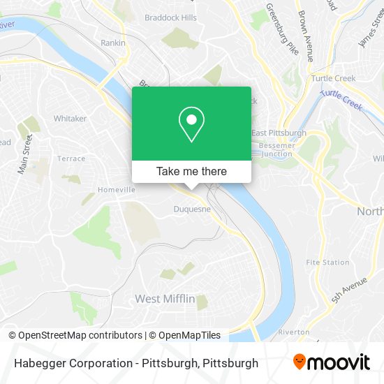 Mapa de Habegger Corporation - Pittsburgh