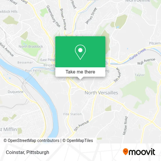 Coinstar map