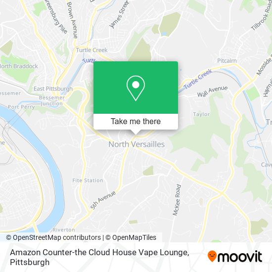 Mapa de Amazon Counter-the Cloud House Vape Lounge