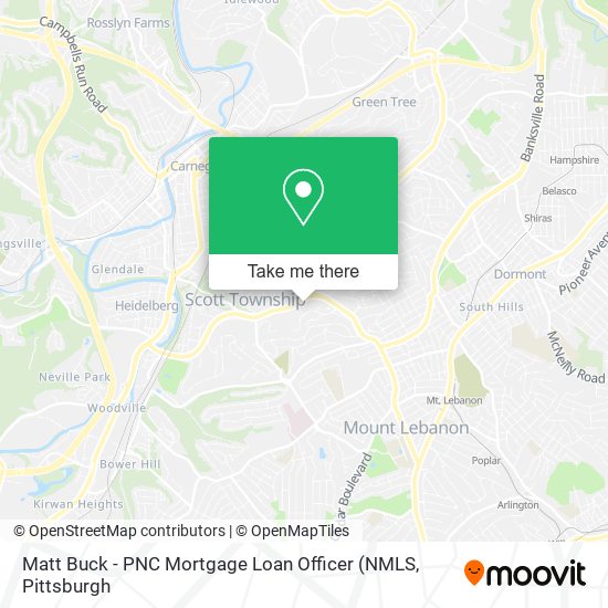 Mapa de Matt Buck - PNC Mortgage Loan Officer