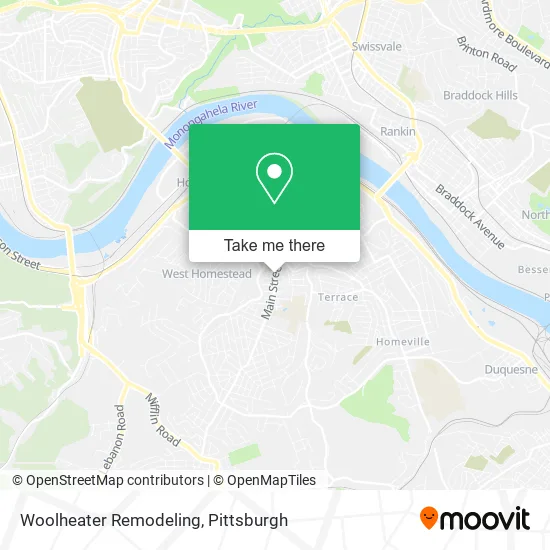 Woolheater Remodeling map