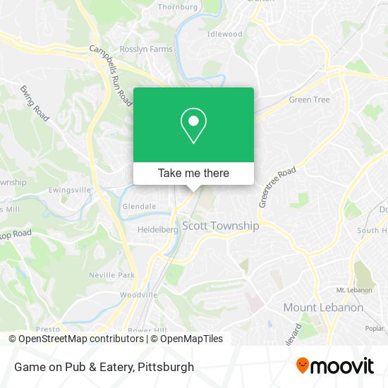 Mapa de Game on Pub & Eatery