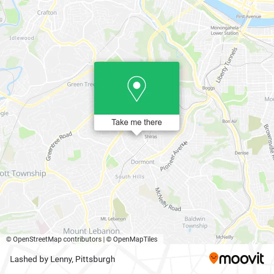 Lashed by Lenny map