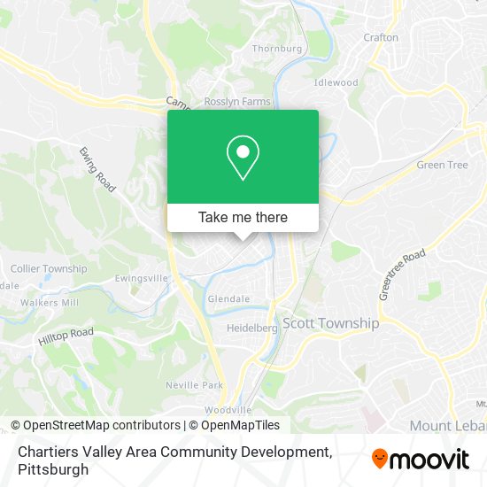 Chartiers Valley Area Community Development map