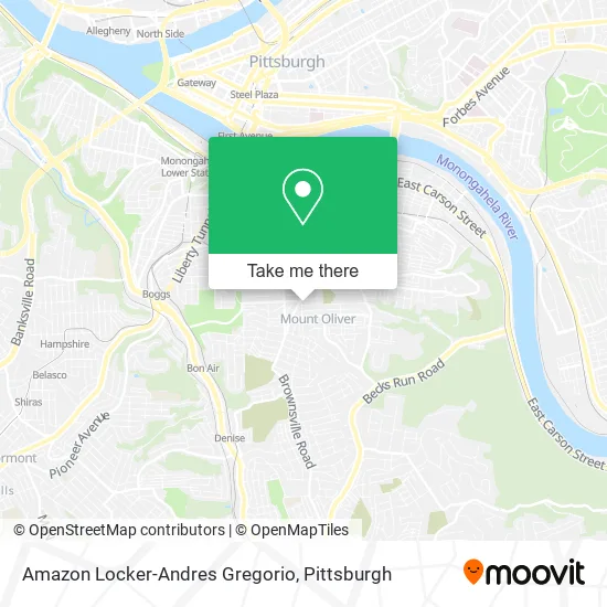 Amazon Locker-Andres Gregorio map