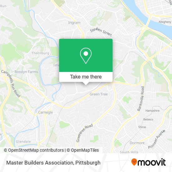 Master Builders Association map