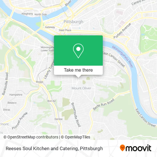 Reeses Soul Kitchen and Catering map