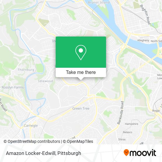 Amazon Locker-Edwill map