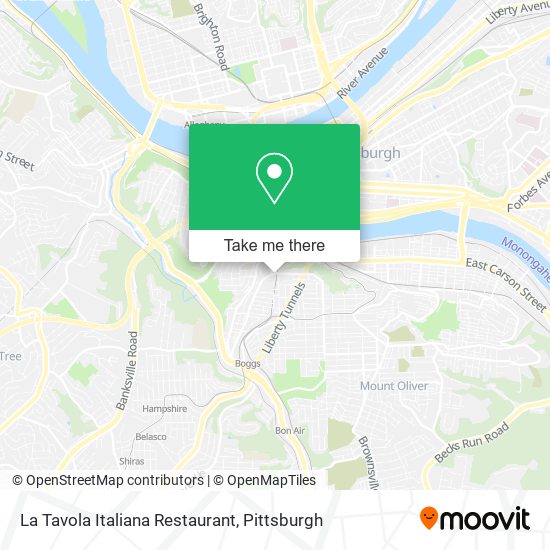 Mapa de La Tavola Italiana Restaurant
