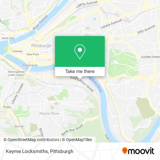 Keyme Locksmiths map